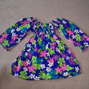 VINTAGE girls bellsleeve dress